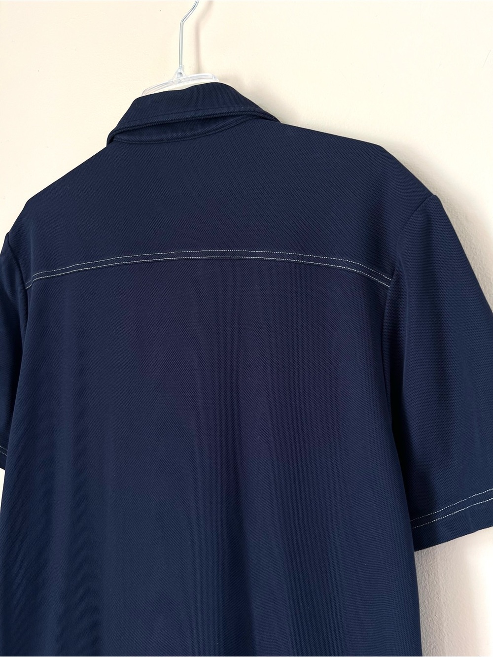 Tommy Bahama Supima Cotton Island Zone Navy Blue Short Sleeve Camp Shirt XL - Picture 7 of 13